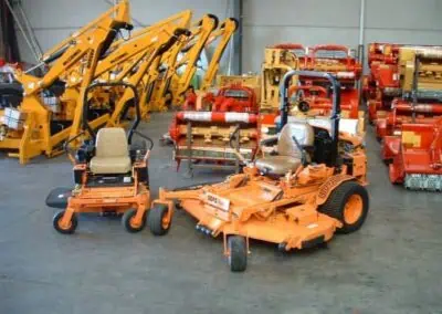 scag mowers in the warehouse