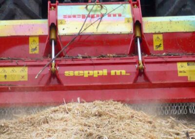 Seppi MIDIFORST dt up close in action mulching