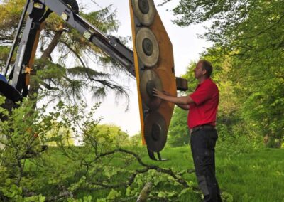 multisaws showing size against a human