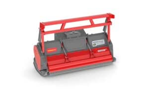 Seppi Midiforst dt hyd mulchers for compact loaders in red