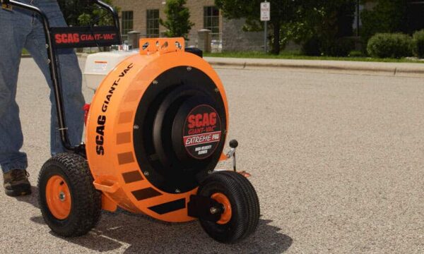 Scag Giant-Vac Extreme Pro Blower at commercial job