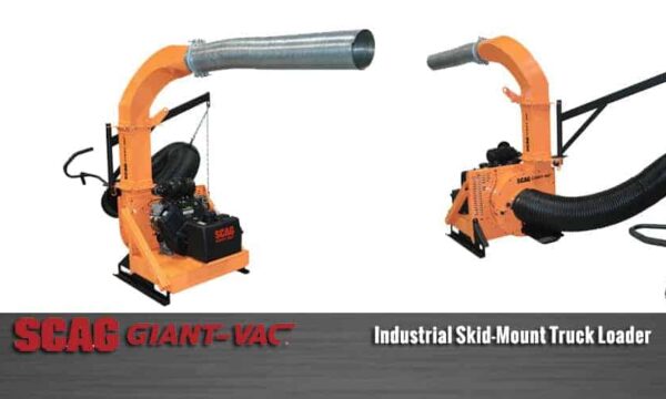 Scag Giant-Vac Industrial Skid Mount Truck Loader side by side