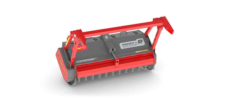 Seppi MINIFORST CL Mulcher for compact loaders red