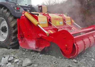 Maxisoil stone crushing into dirt