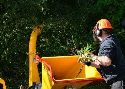 ROBO Chipper chipping smaller branches