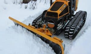 ROBO blade in the snow
