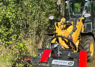 SMO skid steer in action