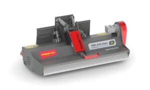 SMO skid steer Seppi Mulchers for compact loaders in red