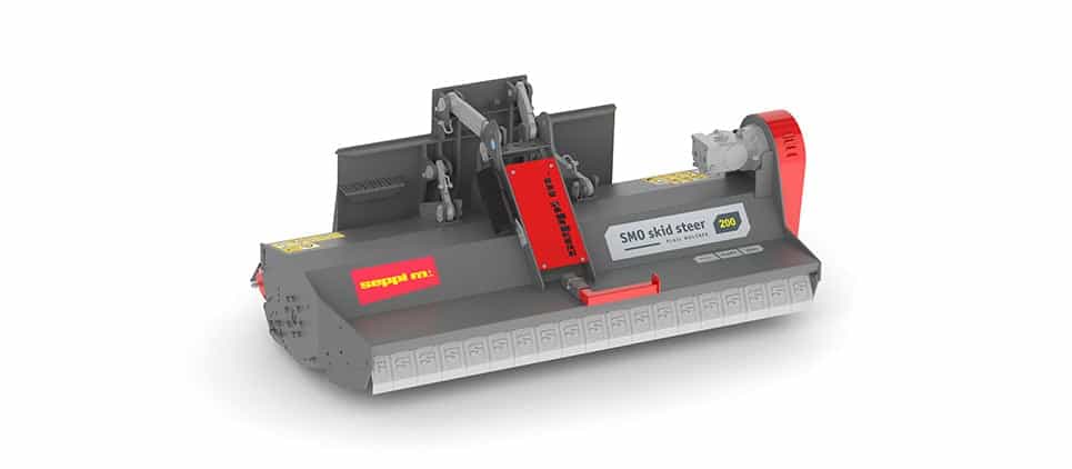 SMO_skid_steer_1_SEPPI_mulchers_for_compact_loaders_red SMO skid steer Seppi Mulchers for compact loaders in red