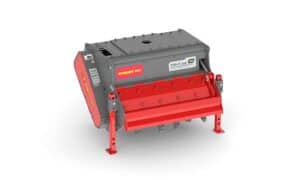STAR FC hyd seppi excavator and mulcher, in red