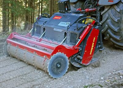 STARSOIL stone crusher mulcher grinder crushing rocks on a path