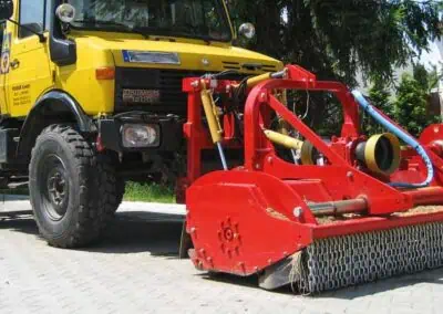 WBS seppi attachment connected to small truck