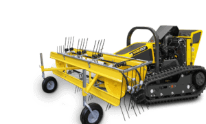 Robo Rake up close