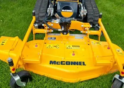Robo turf mower up close of the top